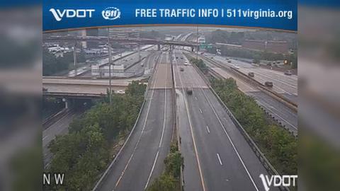 Traffic Cam Springfield Estates: I-95 - MM 169 - NB - Exit 169 Route 644 - Franconia Rd Player