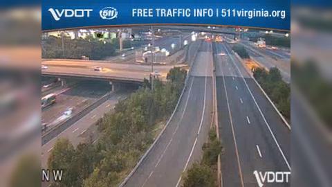 Traffic Cam Springfield Estates: I-95 - MM 169 - NB - Exit 169 Route 644 - Franconia Rd Player