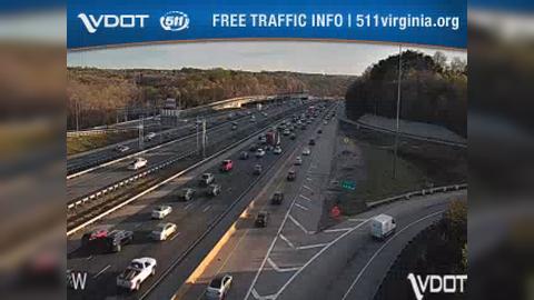 Traffic Cam Marumsco Hills: I-95 - MM 158 - NB - Exit 158, Route 294 - Prince William Pkwy Player