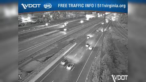 Traffic Cam Monticello Woods: I-395 - NB - Leaving Springfield Interchange Player