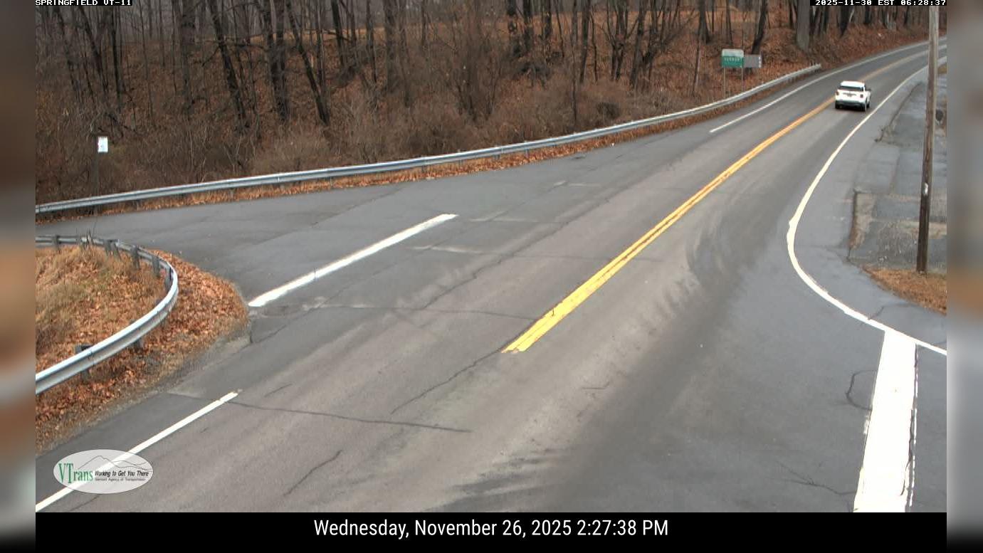 Springfield: VT-11 NH Border CCTV Traffic Camera