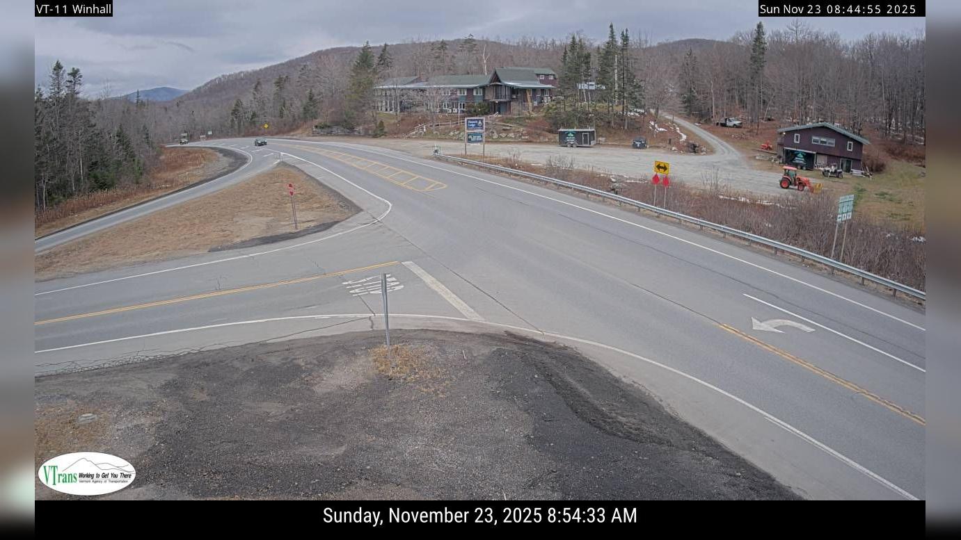 Winhall: VT-11 EB West Traffic Camera
