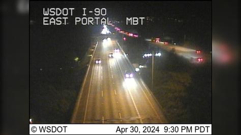 Traffic Cam Bakersfield: I-90 at MP 4.2: East Portal, Mt Baker Tunnel Player