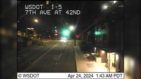 Traffic Cam Wallingford: I-5 at MP 169: 7th Ave & 42nd Player