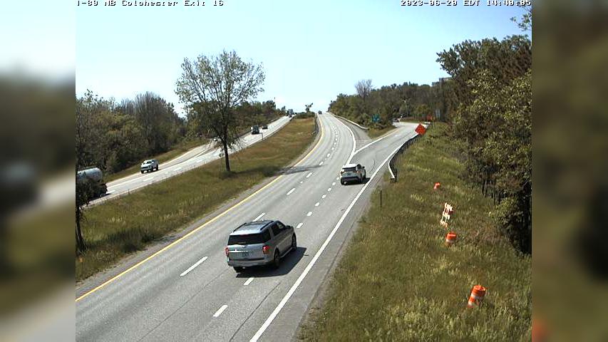Colchester › North: Exit 16 NB Traffic Camera
