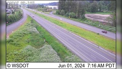 Sumner: SR 167 at MP 9.6: 24th St E Traffic Camera