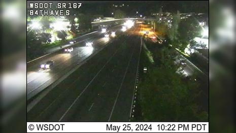 Traffic Cam Pacific: SR 167 at MP 21.3: 84th Ave S Player