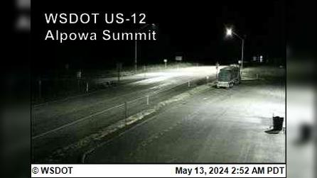 Clarkston › West: US 12 at MP 413.3: Alpowa Summit Traffic Camera