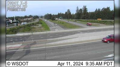 Traffic Cam Lacey: I-5 at MP 111.9: Marvin Rd Player