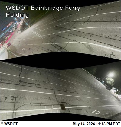 WSF Bainbridge Ferry Holding Traffic Camera