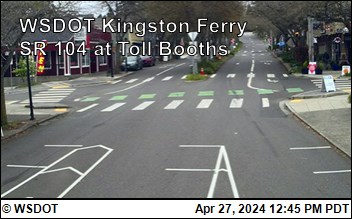 WSF Kingston SR 104 at Toll Booths Traffic Camera