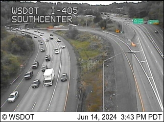 I-405 at MP 0.3: Southcenter Traffic Camera