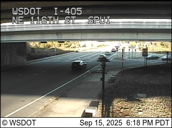 Traffic Cam I-405 at MP 19.8: NE 116th St, SPUI Player