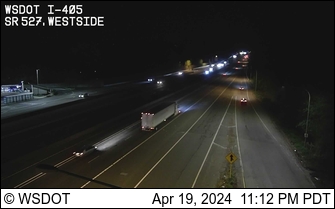 I-405 at MP 26.6: SR 527, Westside Traffic Camera