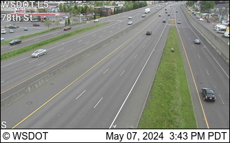 Traffic Cam I-5 at MP 4.2: 78th St Player