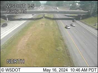 Traffic Cam I-5 at MP 12.4: Carty Rd Player