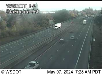 Traffic Cam I-5 at MP 83.8: Blakeslee Junction Player