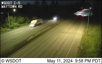 Traffic Cam I-5 at MP 95.2: Maytown Player