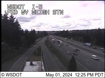 Traffic Cam I-5 at MP 140.6: Weigh Station Player