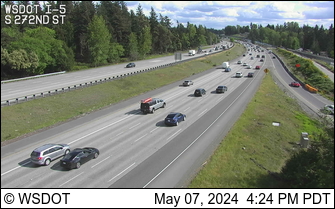 Traffic Cam I-5 at MP 146.8: S 272nd St Player