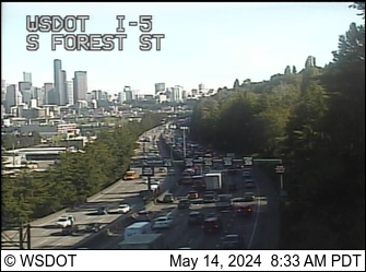 Traffic Cam I-5 at MP 163.4: S. Forest St Player