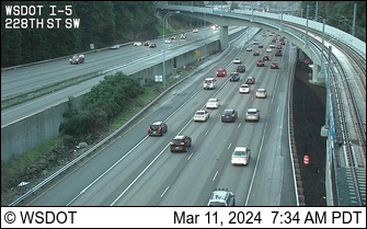 Traffic Cam I-5 at MP 178.7: 228th St SW Player