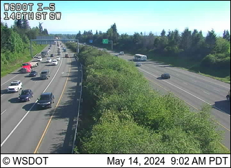Traffic Cam I-5 at MP 185: 148th St SW Player