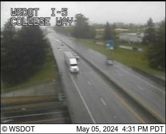 Traffic Cam I-5 at MP 227.7: College Way Player