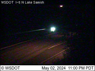 I-5 at MP 246.2: Lake Samish Park and Ride Traffic Camera