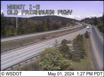 Traffic Cam I-5 at MP 250.7: Old Fairhaven Parkway Player