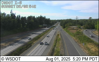 Traffic Cam I-5 at MP 254.9: Sunset Dr Player