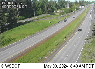 Traffic Cam I-5 at MP 256.3: Meridian St Player