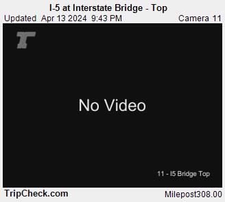 Traffic Cam I-5 at Interstate Bridge - Top Player