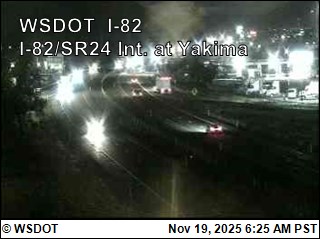 I-82 at MP 34.7: SR 24 Interchange @ Yakima Traffic Camera
