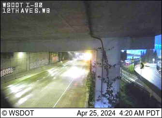 Traffic Cam I-90 at MP 2.7: 12th Ave S, WB Player