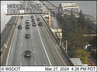 Traffic Cam I-90 at MP 4.2: East Portal, Mt Baker Tunnel Player