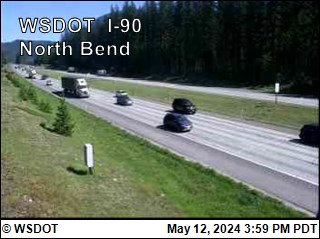 I-90 at MP 33.2: North Bend Traffic Camera