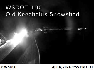Traffic Cam I-90 at MP 57.7: Old Keechelus Snow Shed Player