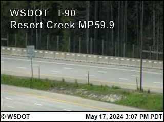 Traffic Cam I-90 at MP 59.9 Resort Creek Player