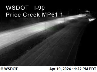 I-90 at MP 61.1 Price Creek Traffic Camera