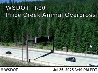 Traffic Cam I-90 at MP 61.3 Animal Overcrossing Player