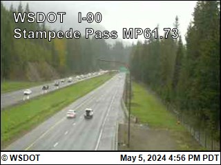 Traffic Cam I-90 at MP 61.7  Stampede Pass Player