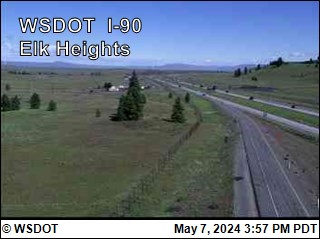 I-90 at MP 93.6: Elk Heights Traffic Camera
