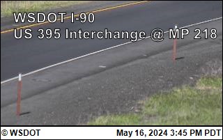 Traffic Cam I-90 at MP 220: US 395 Interchange @ Ritzville (5) Player