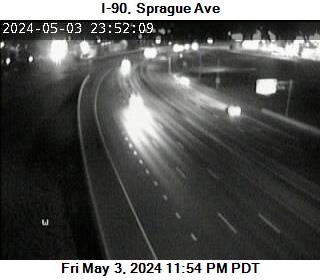 I-90 at MP 285.5: Sprague Ave Traffic Camera