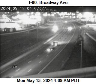 Traffic Cam I-90 at MP 286.2: Broadway Ave Player