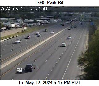 Traffic Cam I-90 at MP 287.1: Park Rd Player