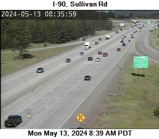 Traffic Cam I-90 at MP 291.9: Sullivan Player