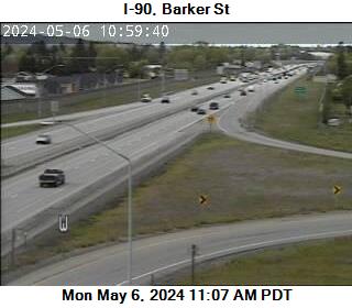 I-90 at MP 293.9: Barker Rd Traffic Camera