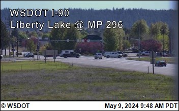 I-90 at MP 296: Liberty Lake (8) Traffic Camera